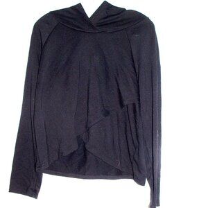 Onetheland Black Hooded Sweatshirt Women Size Large